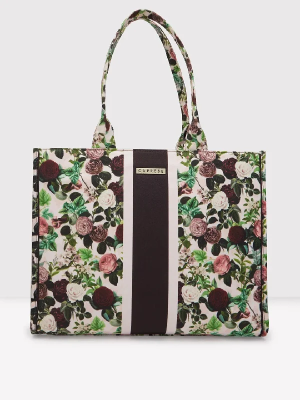 Caprese Blossom Tote X-Large Burgundy