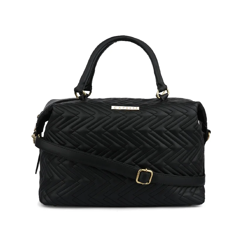 Caprese Mavis Satchel Medium Black