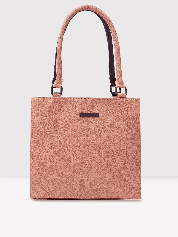 Caprese Pebble Tote Medium Blush / Grape