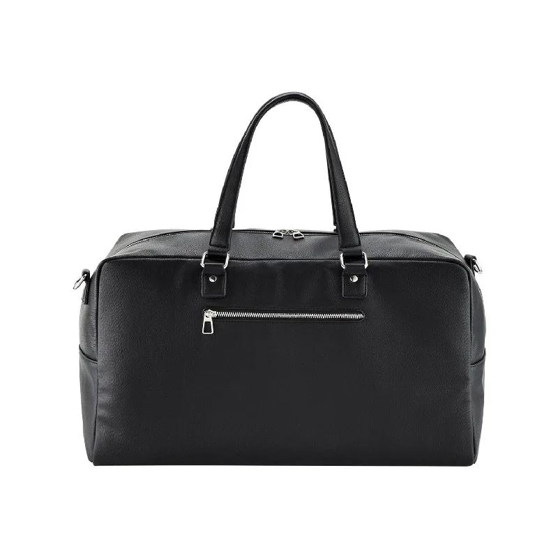 Quadra Tailored Luxe Leather-Look PU Weekend Bag