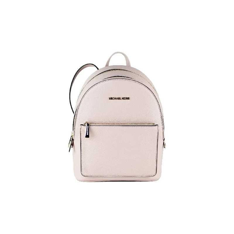 Michael Kors Adina Medium Powder Blush Leather Convertible Backpack BookBag