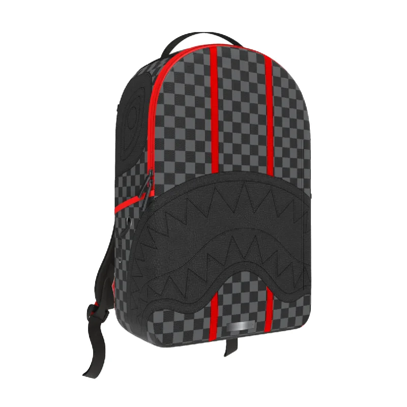 Sprayground Unisex Raceway 3 Backpack 910B6025NSZ Black/Red