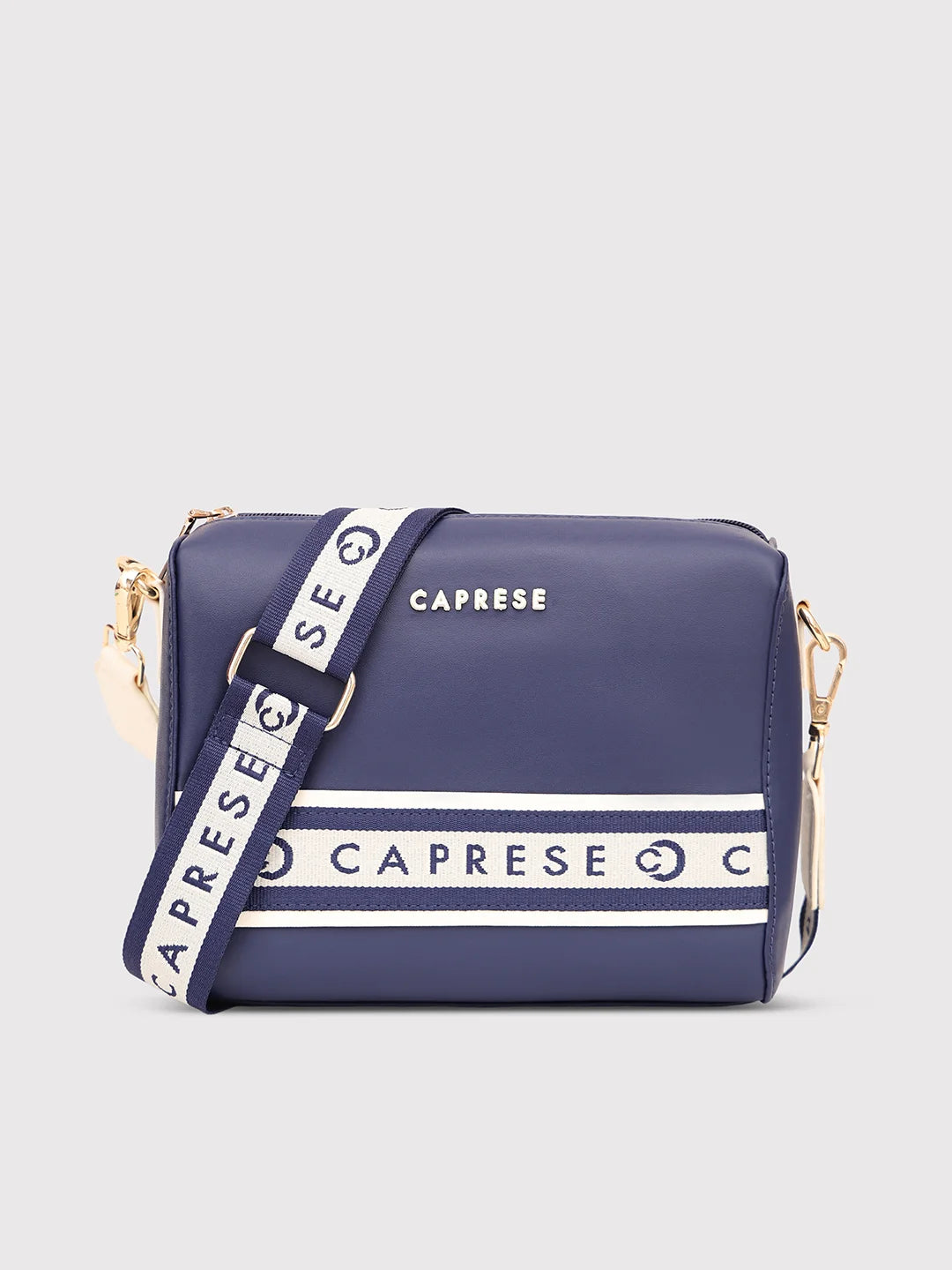 Caprese Trinity Sling Medium Solid Women'S Handbag Navy