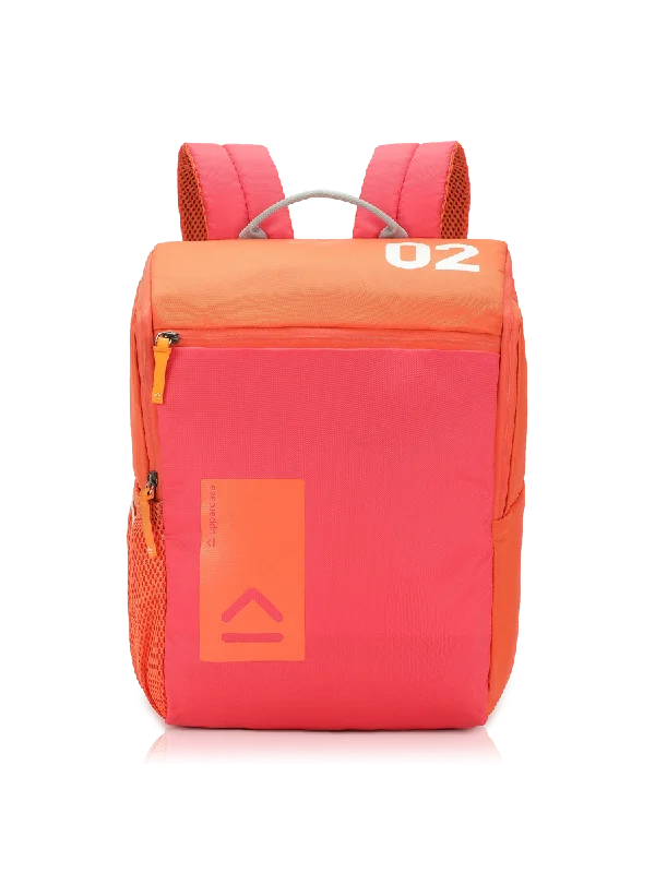 uppercase Daypack College Backpack Water Repellent Sustainable Bag 17L Orange