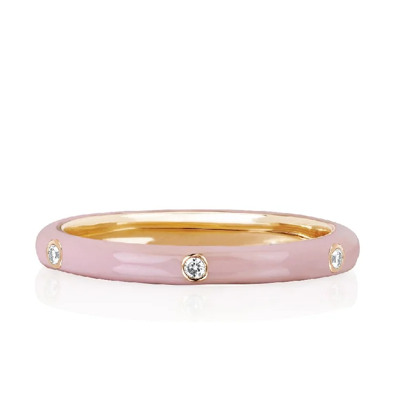 14K Rose Gold / Light Pink