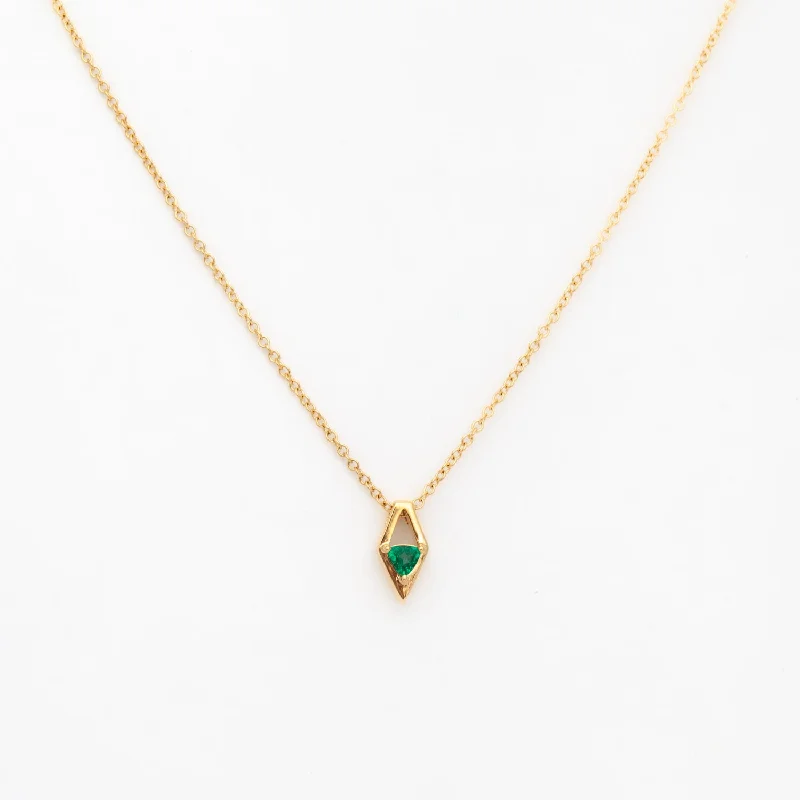 Emerald Reflection Necklace