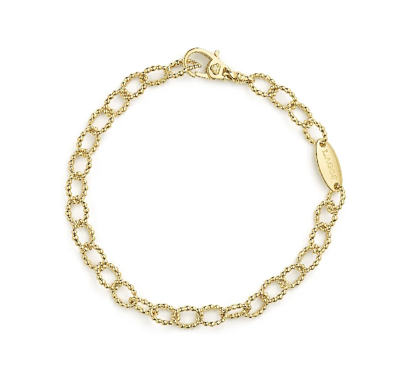 LAGOS Caviar Gold Small Link Bracelet