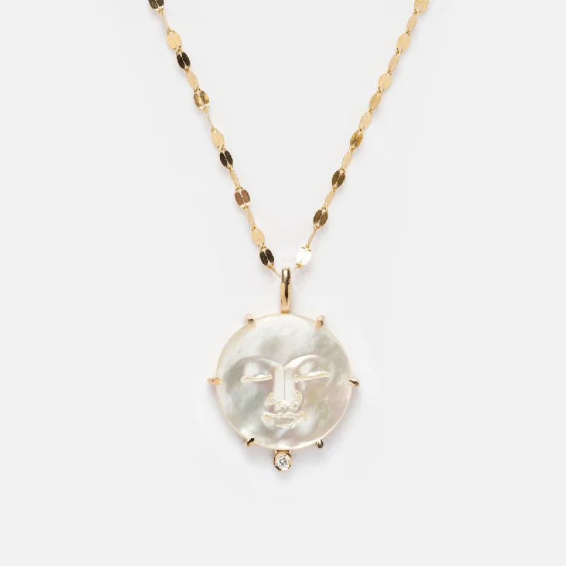 Charm with Solid Gold Chain