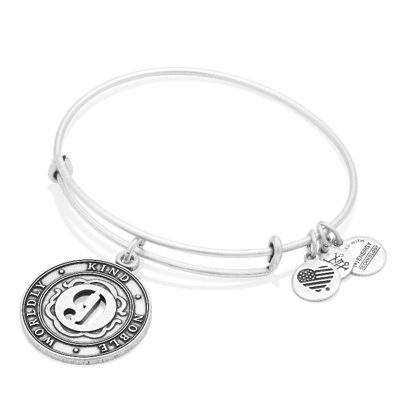 Number 9 Charm Bangle Bracelet