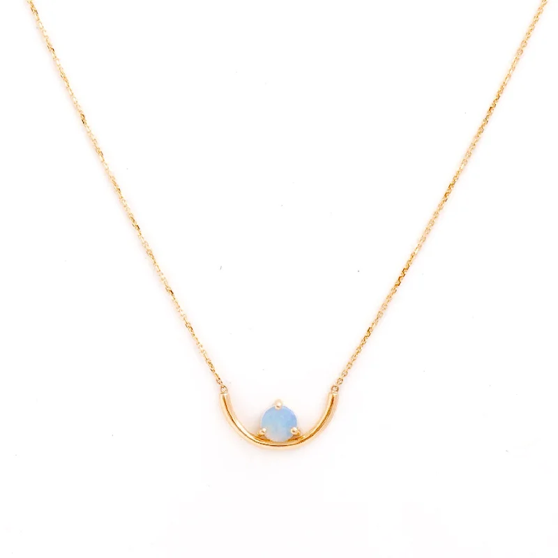 Opal Arc Necklace