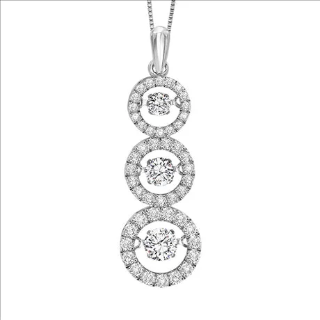 1/2ctw Diamond Rhythm of Love Pendant