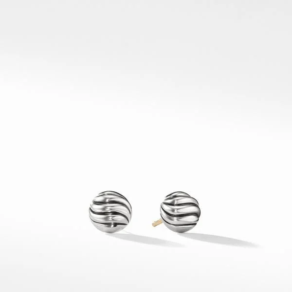 Sculpted Cable Stud Earrings