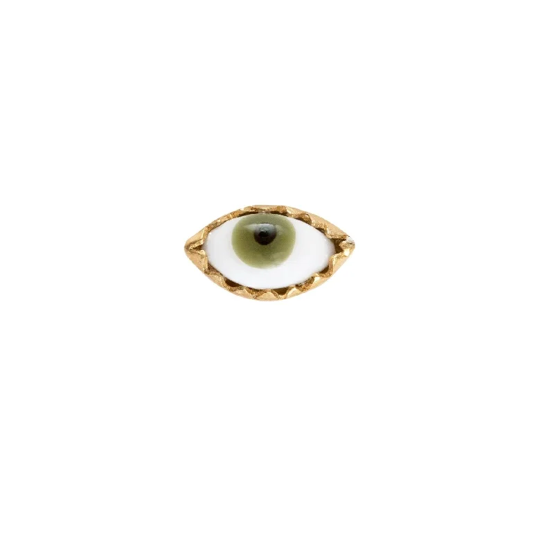 Eye Stud Earring, Green