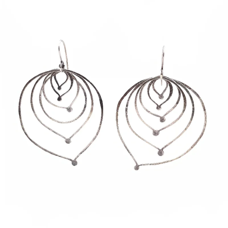 Overlapping Teardrop Earrings