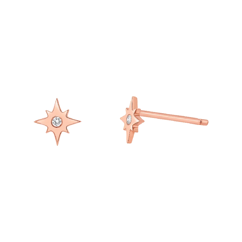 14K Rose Gold / Pair