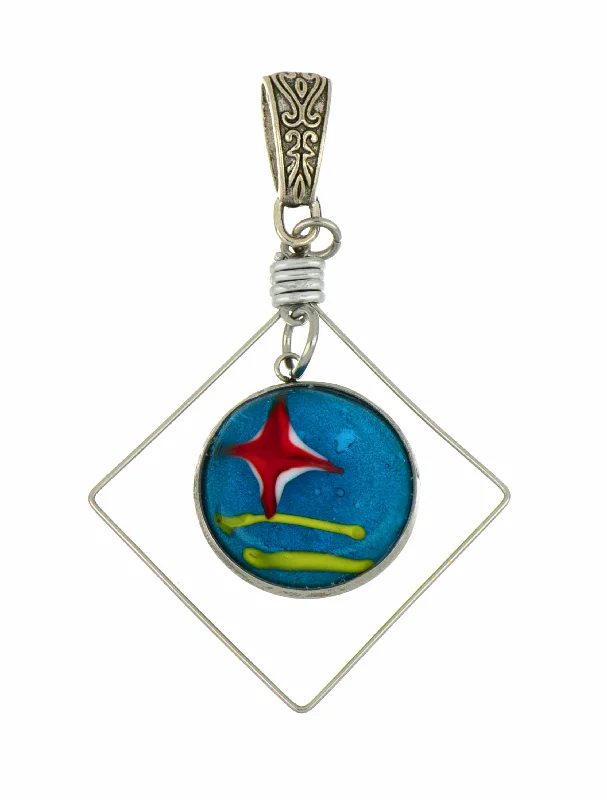 Flag Square Flag Pendant